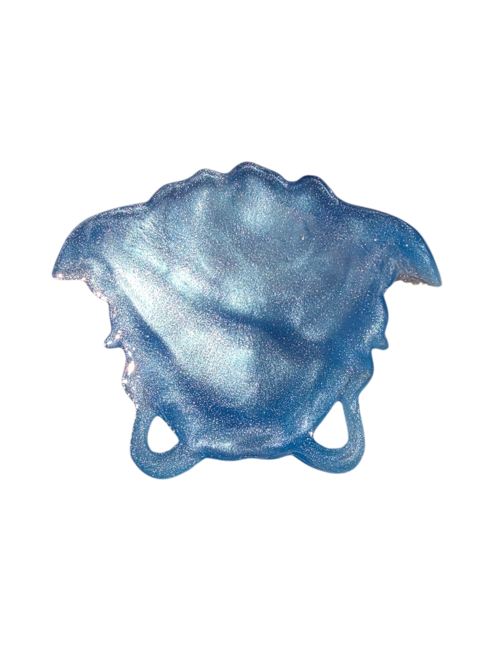 Versace Inspired Medusa In Blue Resin - Art, Home Decor - Picture 4 of 5